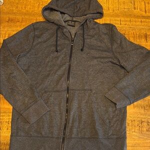 Oakley Gray Zip-Up Hoodie